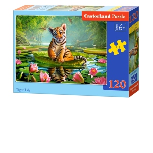 Puzzle 120 piese Tiger Lily