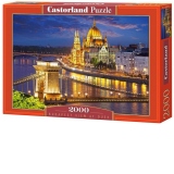 Puzzle 2000 piese Budapest view at dusk