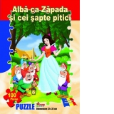 Puzzle 100 piese - Alba ca Zapada si cei sapte pitici