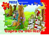 Puzzle 100 piese - Capra cu trei iezi