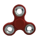 Jucarie Antistres Finger Fidget Whirlerz Spinner rosu/argintiu pentru copii si adulti