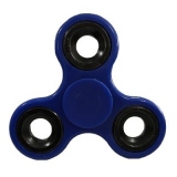 Jucarie Antistres Finger Fidget Whirlerz Spinner albastru/negru pentru copii si adulti