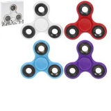 Jucarie Antistres Finger Fidget Whirlerz Spinner mov/negru pentru copii si adulti