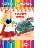 Citesc si colorez - Scufita Rosie