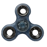 Finger Fidget Spinner Albastru, Glow in the dark