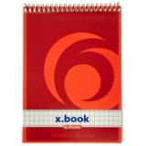 Bloc Notes A6 50F patratele cu spirala - X.Book