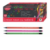 Creion negru cu radiera NE-NE Daco CG201