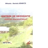 Sinteze de geografie pentru bacalaureat