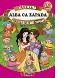 Sa citim Alba ca zapada cu litere de tipar