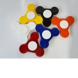 Fidget spinner plastic galben