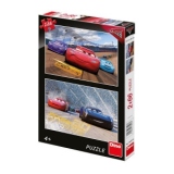 Puzzle 2 in 1 - Cars 3: Cursa cea mare ( 66 piese)