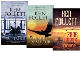 Pachet Ken Follett (3 carti): Printre lei. Zbor periculos. Pe aripi de vultur