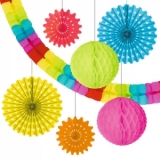 Set decoratiuni, multicolore, set 7 bucati