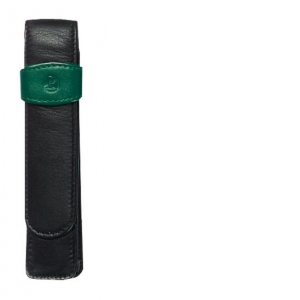 ETUI DE PIELE TG12 1 INSTRUMENT,NEGRU/VERDE