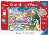 PUZZLE CRACIUNUL PRINTESELOR DISNEY, 100 PIESE