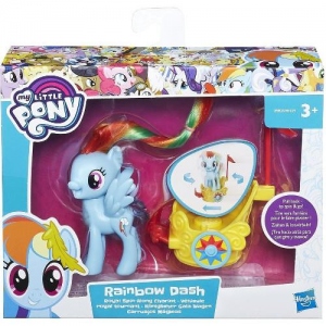 Figurina My Little Pony - Rainbow Dash cu Vehicul pentru Gala