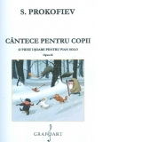 Cantece pentru copii. 12 piese usoare pentru pian solo. Opus 65