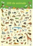 Plansa - 100 de animale