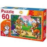 Puzzle 60 piese Animale salbatice 1