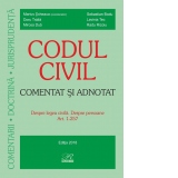 Codul civil. Despre legea civila. Despre persoane - Comentat si adnotat - Editia 2018