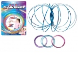 Jucarie kinetica din otel Coloured Flowringz 13 cm