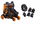 Maxtar fun set, baieti, patine marimea 26-29 si protectii