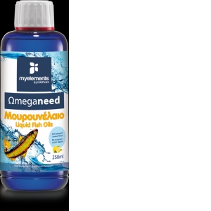 Omeganeed Liquid Fish Oils -  Ulei de Peste cu Aroma de Lamaie 250 ml