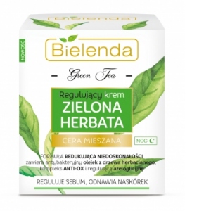 Green Tea Crema de Noapte Normalizatoare pentru Ten Mixt 50ml