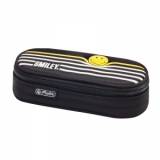 NECESSAIRE OVAL MOTIV SMILEYWORLD BLACK STRIPES