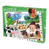 Noriel Puzzle 240 piese Lumea vesela: La ferma