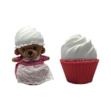 Ursulet briosa Cupcache. Straw Beary Cream