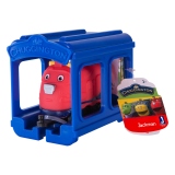 Set locomotiva si garaj Chuggington. Jackman