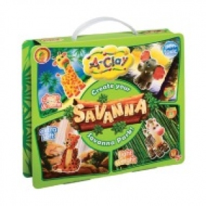 Set creatie pentru modelaj Orange Elephant, Savanna