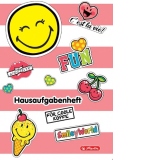 Caiet teme A5 48 file SmileyWorld Girly Herlitz