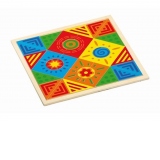 Puzzle modele geometrice. Curcubeu