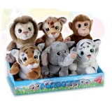 Jucarie din plus Animal jungla 18 cm