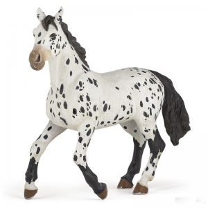 Figurina Papo - Iapa Appaloosa neagra