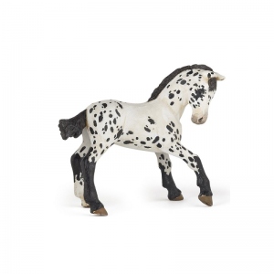 Figurina Papo - Manz appaloosa negru