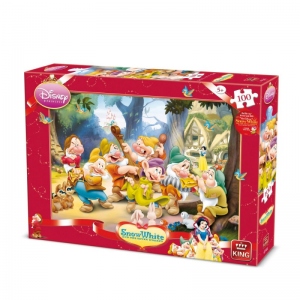 Puzzle Disney- 7 Pitici 100 piese