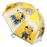 Umbrela transparenta copii - Minions We're Yellow