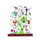 Mini agenda Eclectic cu creion si oglinda Tree of life