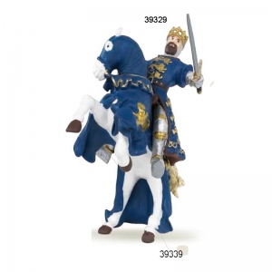 Set figurine Papo Regele Richard calare (albastru)