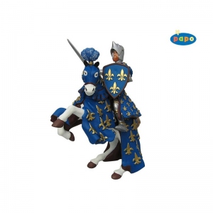 Set figurine Papo - Printul Filip calare (albastru)