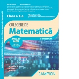 Culegere de matematica. Clasa a X-a. Semestrul I. Filiera teoretica, specializarea matematica-informatica