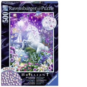 Puzzle Unicorn In Padure, 500 Piese