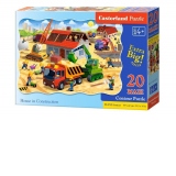 Puzzle Castorland 20 piese MAXI Casa in Constructie