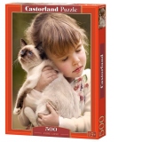 Puzzle Castorland 500 piese Dragoste pura