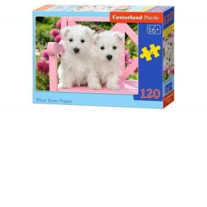 Puzzle Castorland 120 piese Catelusi Terrier