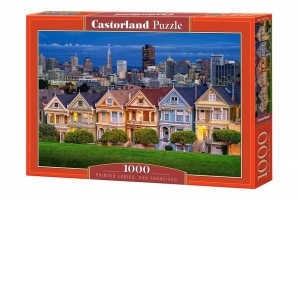 Puzzle Castorland 1000 piese Painted Ladies, San Francisco