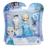 Mini Papusa Disney Frozen cu un prieten simpatic